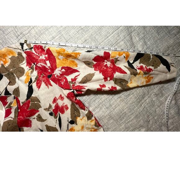 Raphael Lorenzo California Jacket | 1980s Vintage Leaf Print | Women’s L | EUC - Picture 7 of 7